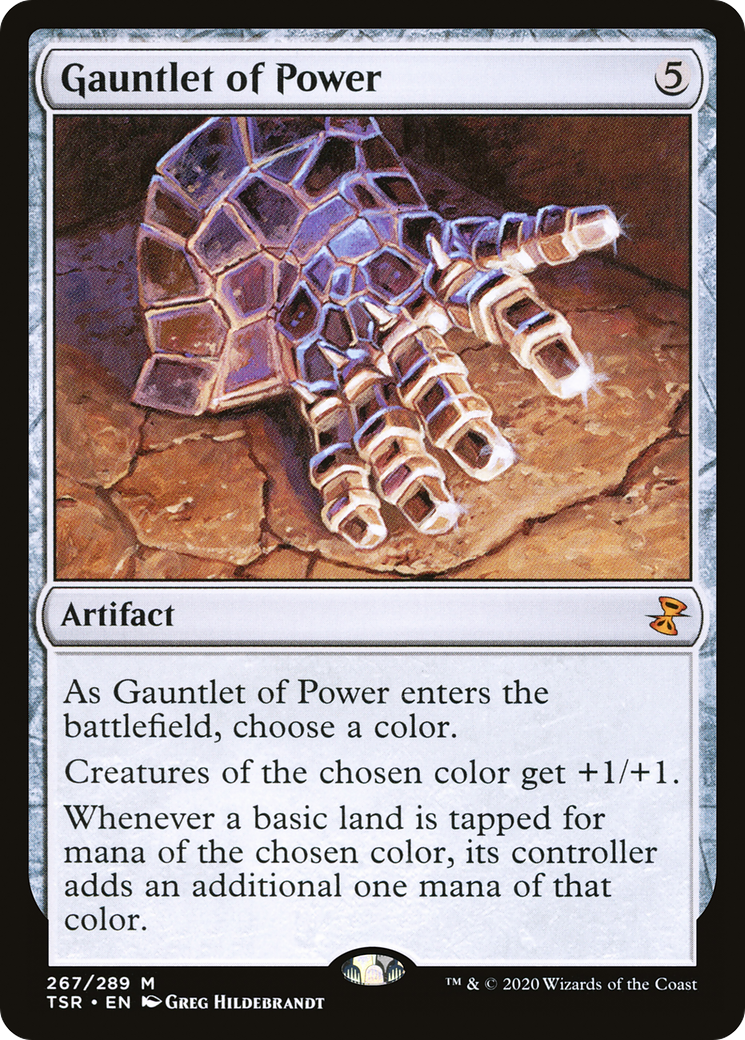 Gauntlet of Power (TSR-267) [Time Spiral Remastered] Foil