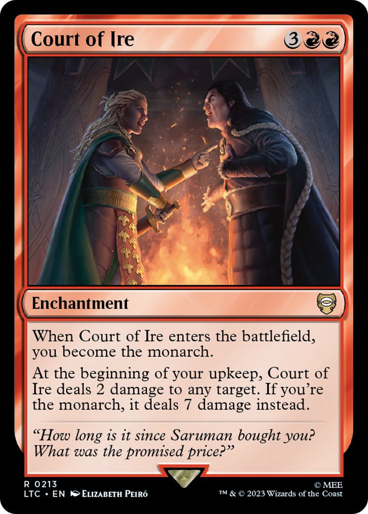 Court of Ire (LTC-213) [Tales of Middle-earth Commander]