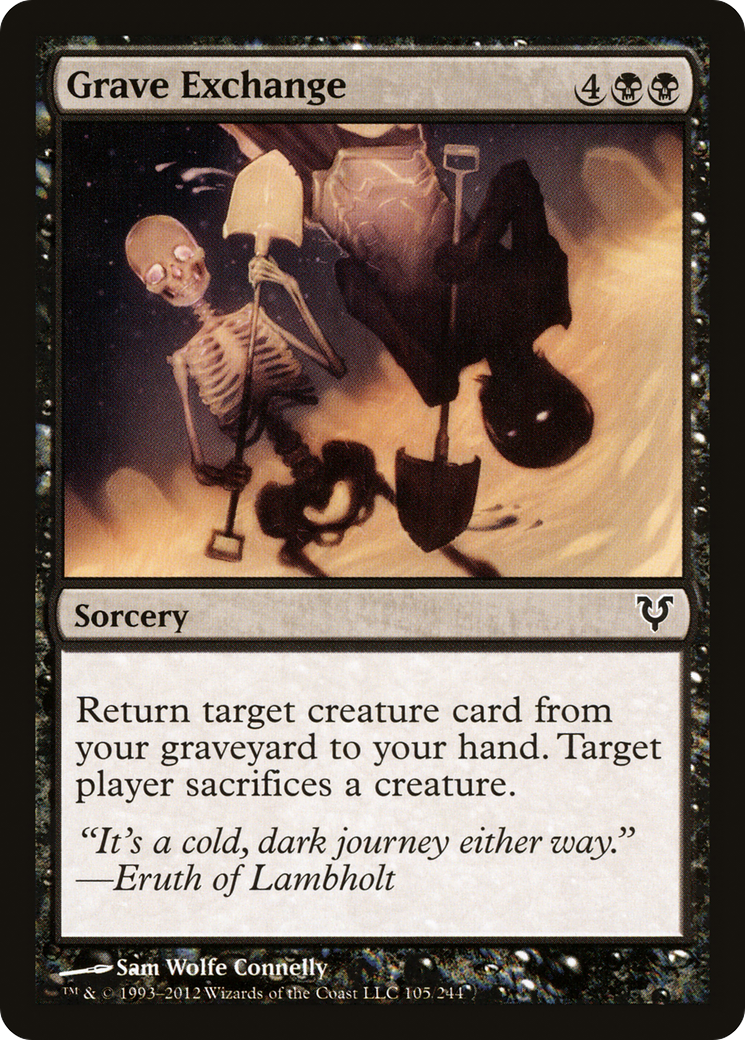 Grave Exchange (AVR-105) [Avacyn Restored] Foil