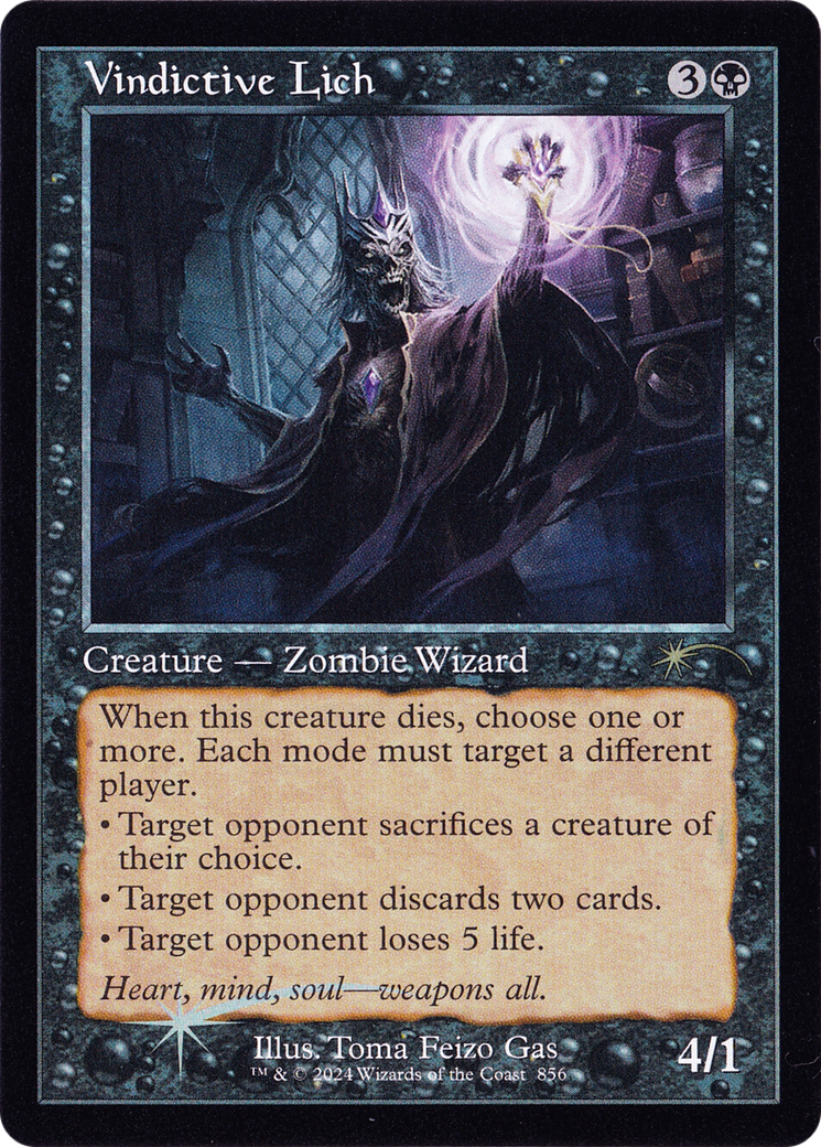 Vindictive Lich (SLD-856) [Secret Lair Drop] Foil