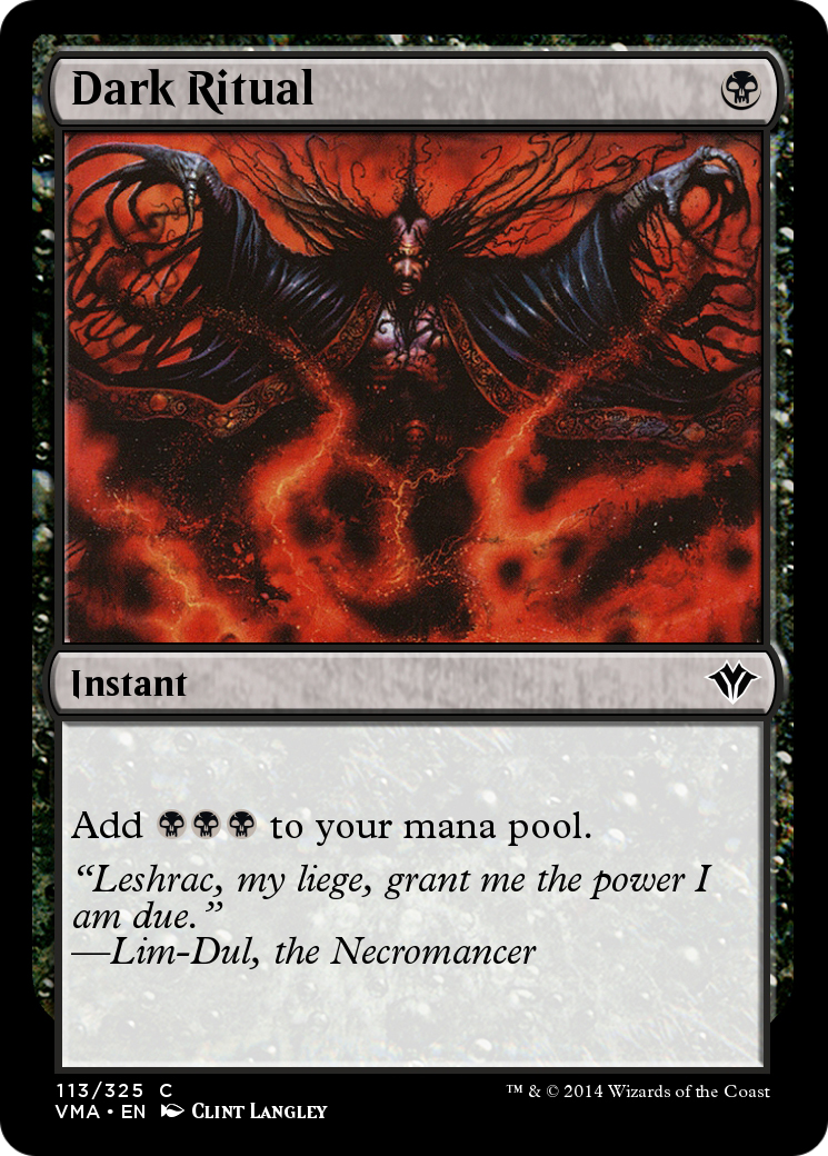 Dark Ritual (VMA-113) [Vintage Masters]
