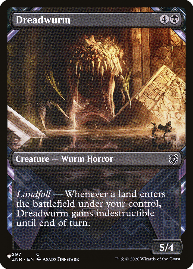 Dreadwurm (LIST-ZNR-297) (Showcase) [The List Reprints]