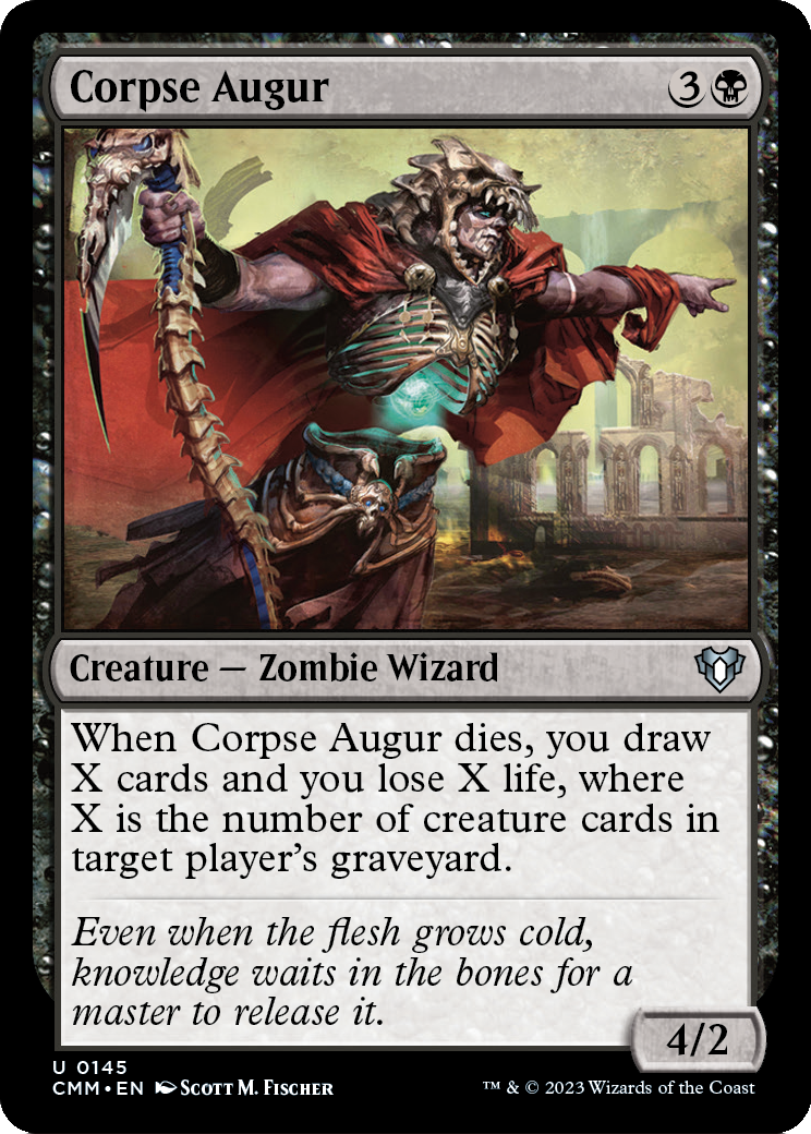 Corpse Augur (CMM-145) [Commander Masters] Foil