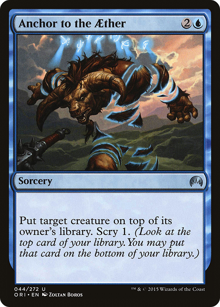 Anchor to the Aether (ORI-044) [Magic Origins]