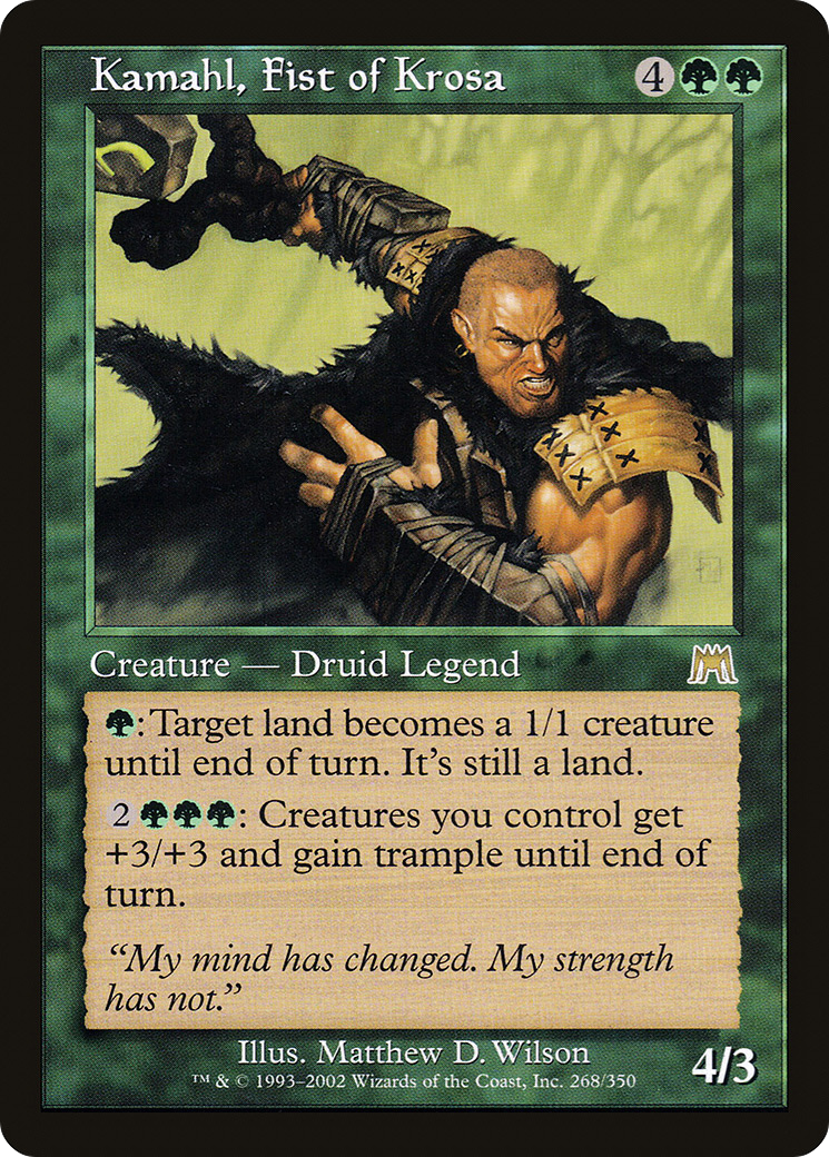 Kamahl, Fist of Krosa (ONS-268) [Onslaught]