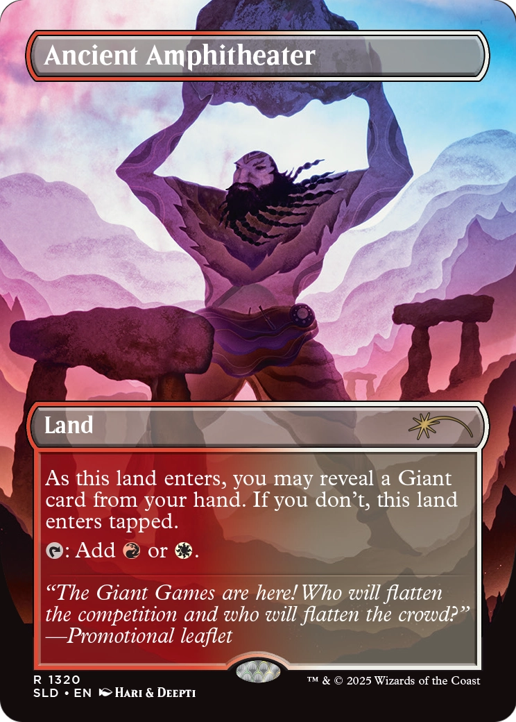 Ancient Amphitheater (SLD-1320) (Borderless) [Secret Lair Drop]