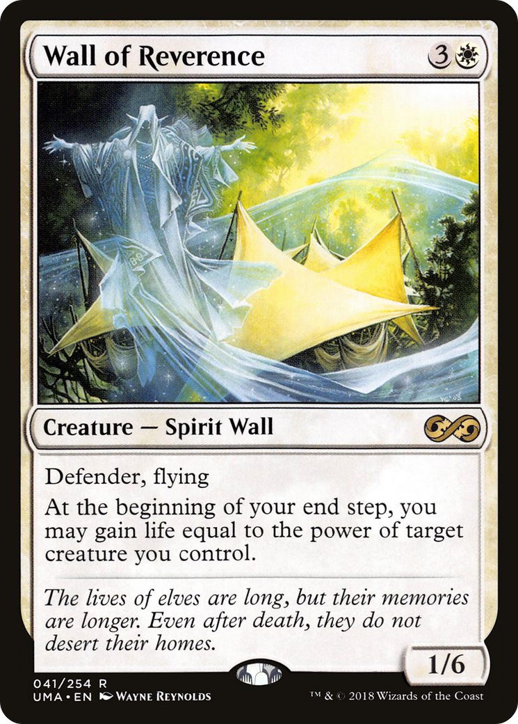 Wall of Reverence (UMA-041) [Ultimate Masters] Foil