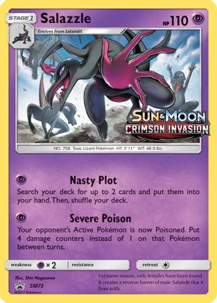 Salazzle - SM73 (Prerelease) (SM73/248) [SM Promos] Holofoil - Promo