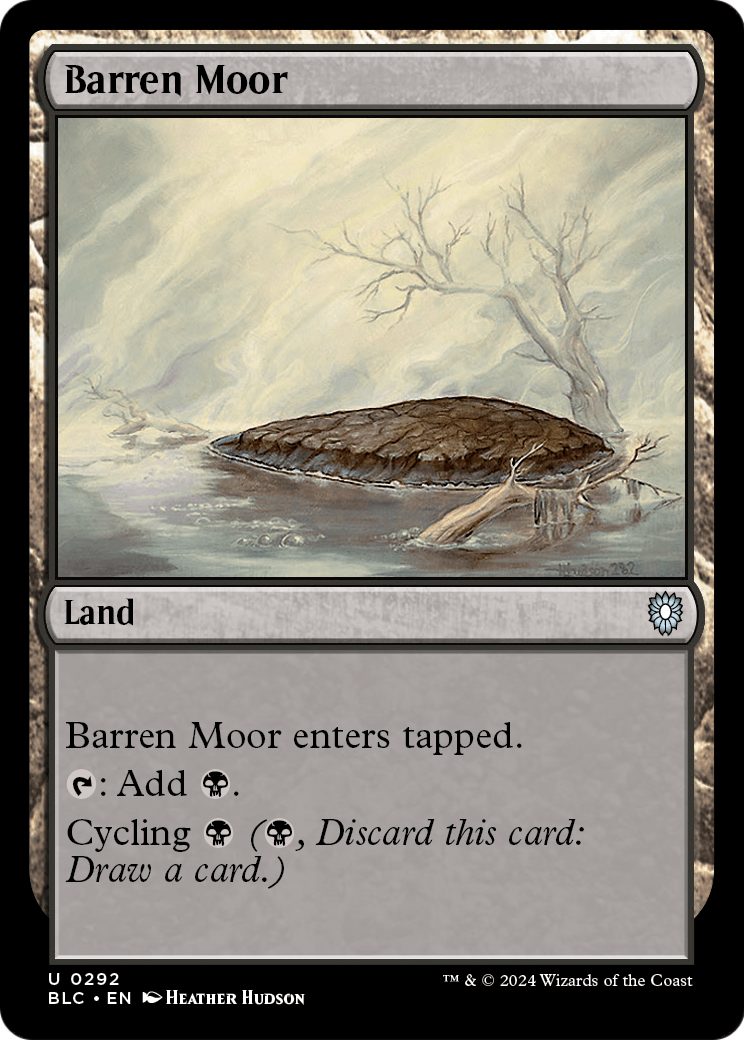 Barren Moor (BLC-292) [Bloomburrow Commander]