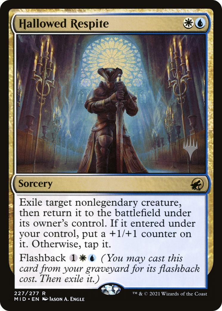 Hallowed Respite (PPMID-227) [Promo Pack: Innistrad: Midnight Hunt Promos]