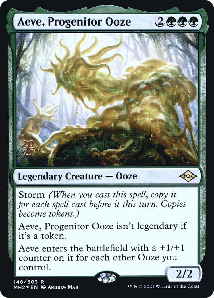 Aeve, Progenitor Ooze (PRE-148S) [Modern Horizons 2 Promos] Foil