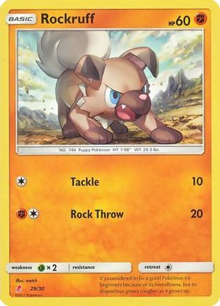 Rockruff (#29) (29) [SM Trainer Kit Lycanroc & Alolan Raichu] - Common