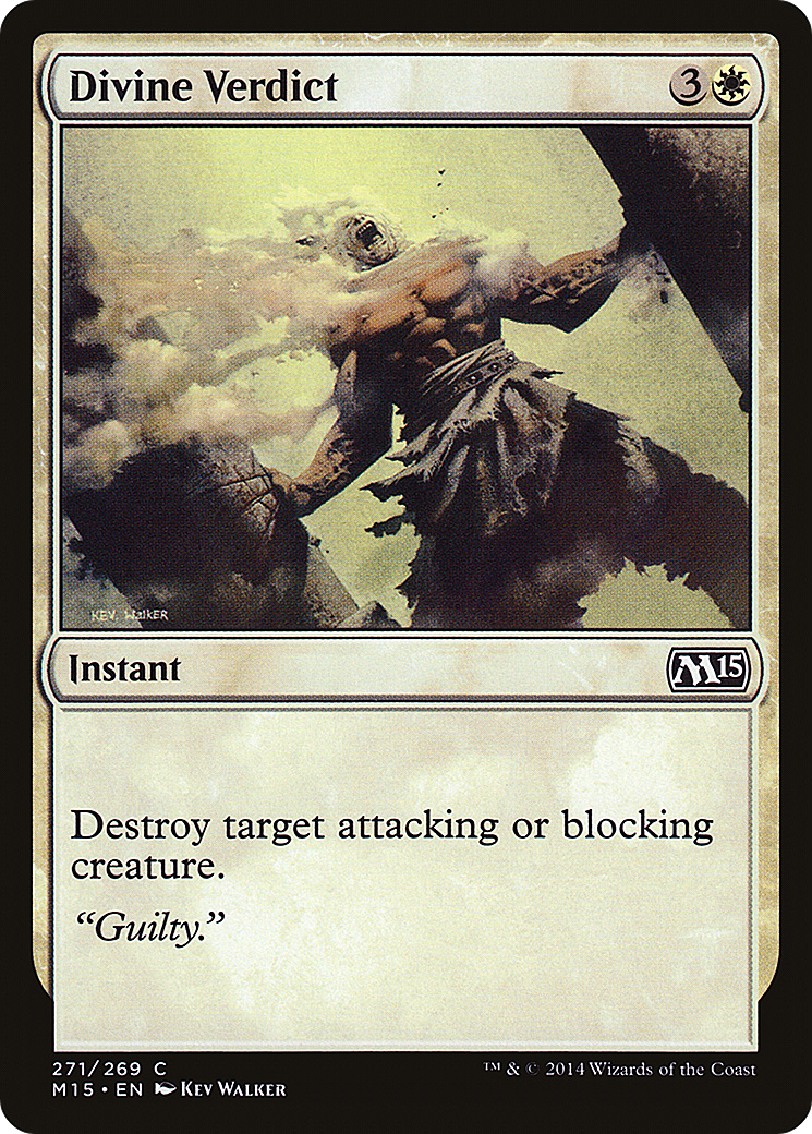 Divine Verdict (M15-271) [Magic 2015] Foil