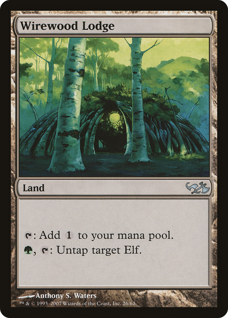 Wirewood Lodge (EVG-026) [Duel Decks: Elves vs. Goblins] Foil