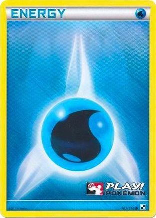 Water Energy (Play! Pokemon) (107/114) [League & Championship Cards] Holofoil - Promo