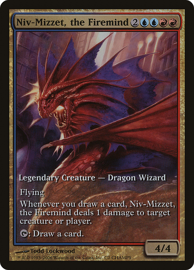 Niv-Mizzet, the Firemind (CHAMPS-002) [Champs and States] Foil