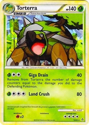 Torterra (Cracked Ice Holo) (10/95) [League & Championship Cards] Holofoil - Promo