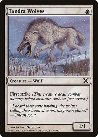 Tundra Wolves (10E-054) [10th Edition]
