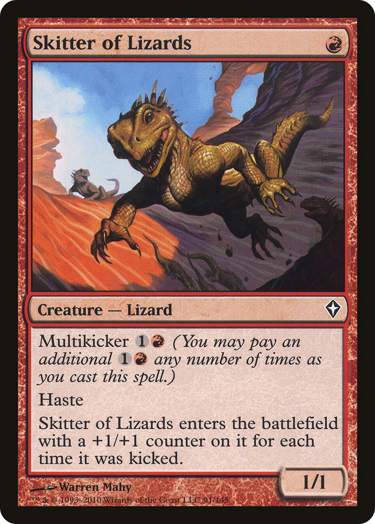 Skitter of Lizards (WWK-091) [Worldwake] Foil