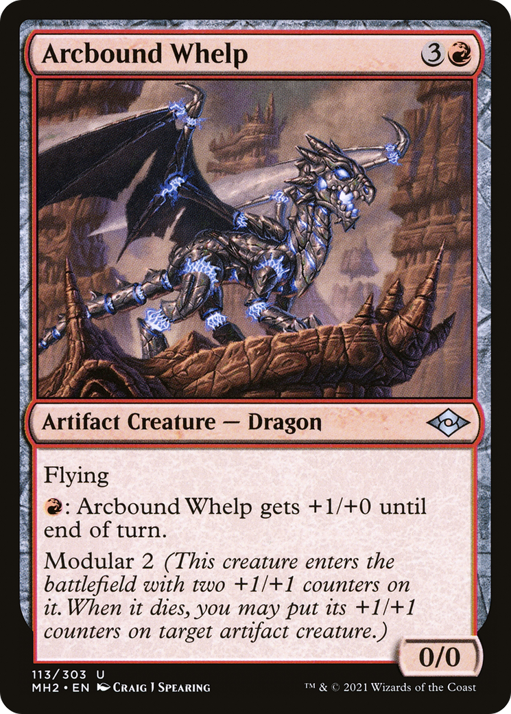 Arcbound Whelp (MH2-113) [Modern Horizons 2] Foil