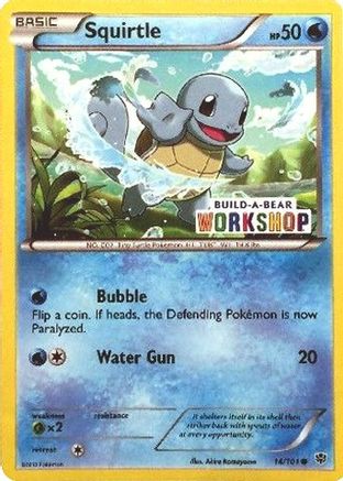 Squirtle (Build-A-Bear Workshop Exclusive) (014/101) [Miscellaneous Cards & Products] - Promo