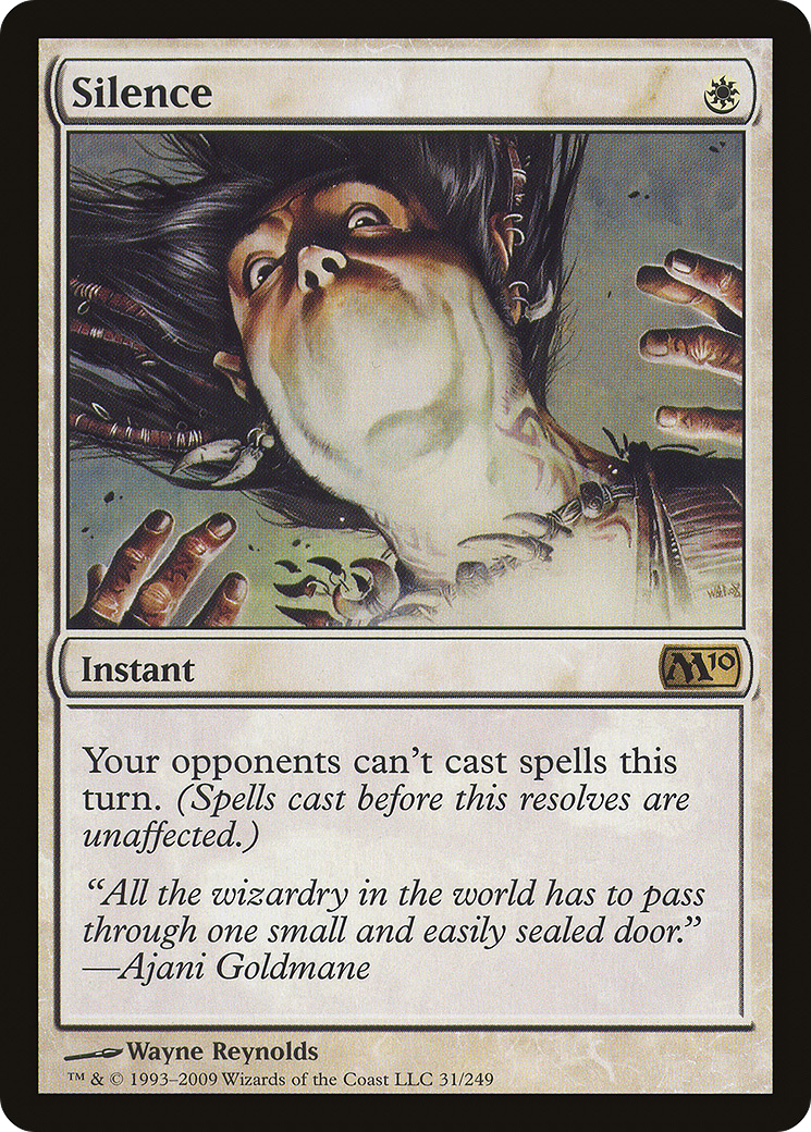 Silence (M10-031) [Magic 2010] Foil