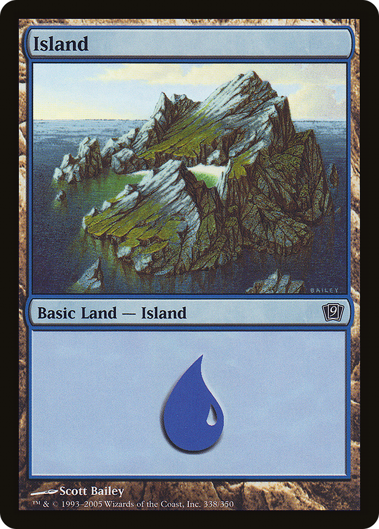 Island (9ED-338) [9th Edition] Foil