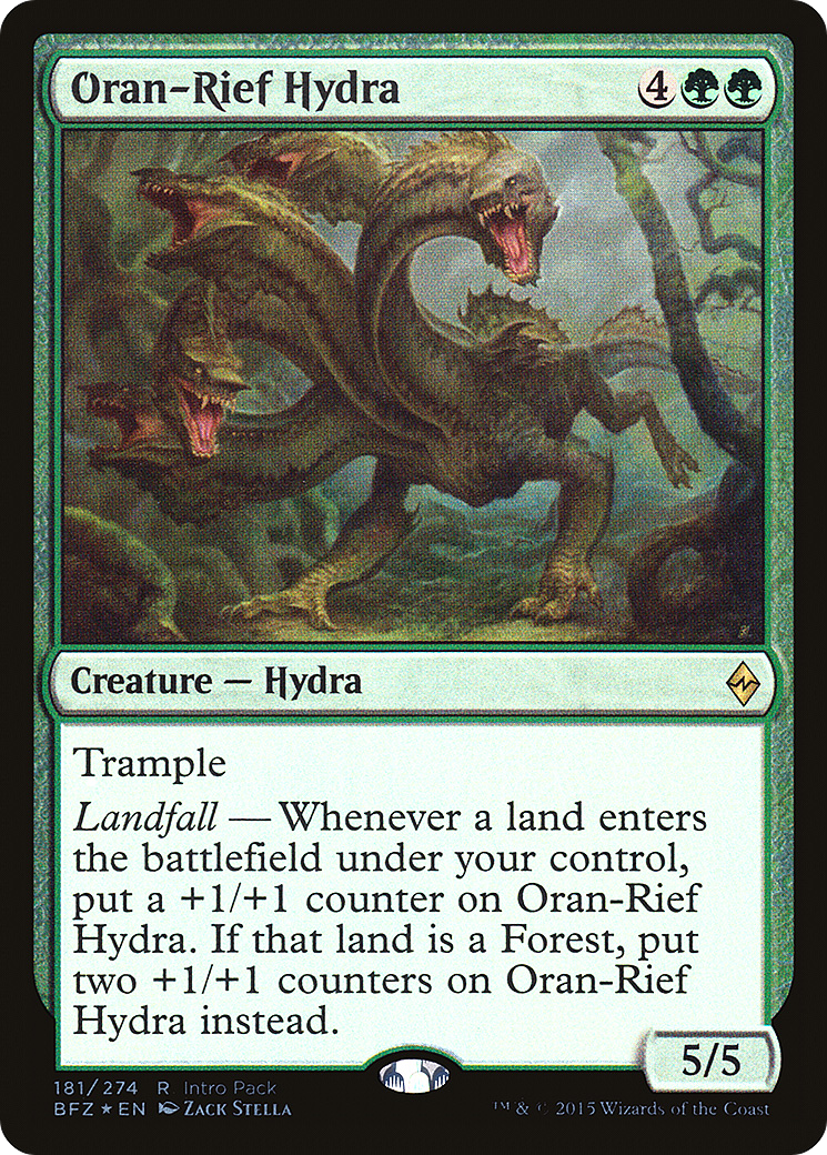Oran-Rief Hydra (UMP-181) [Battle for Zendikar Promos] Foil