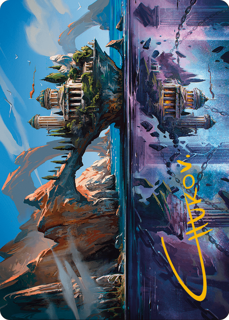 Copy Land // Copy Land (AMH3-029) (Borderless) [Modern Horizons 3 Art Series] Foil
