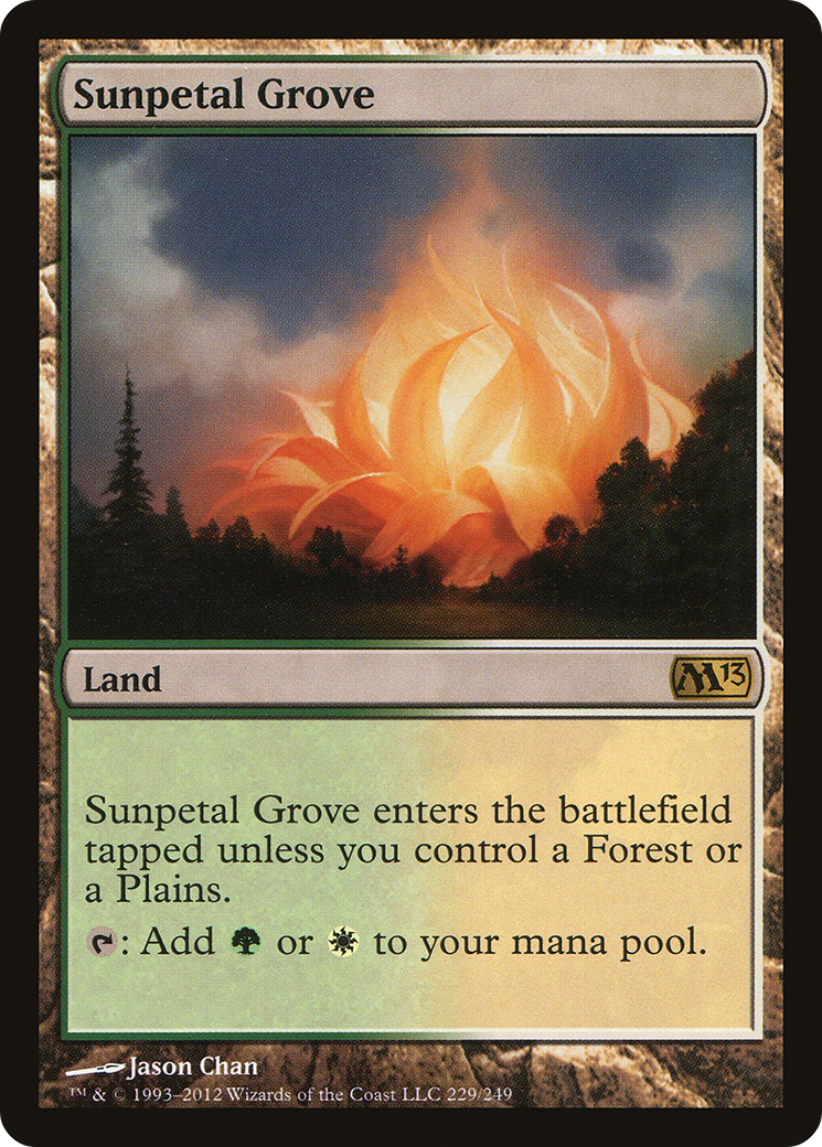 Sunpetal Grove (M13-229) [Magic 2013] Foil