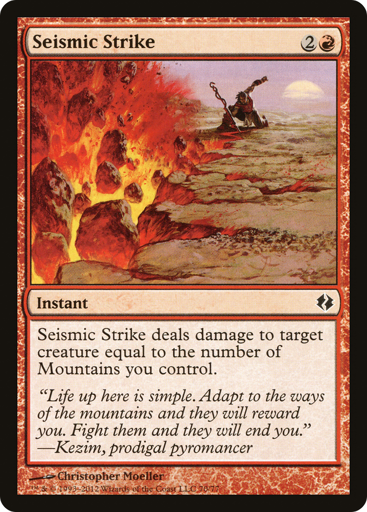 Seismic Strike (DDI-070) [Duel Decks: Venser vs. Koth]