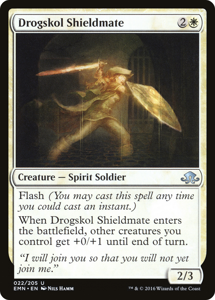 Drogskol Shieldmate (EMN-022) [Eldritch Moon] Foil