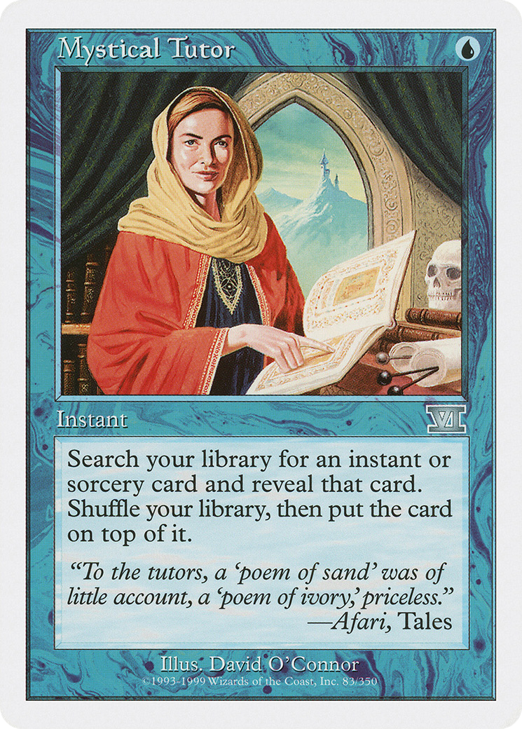 Mystical Tutor (6ED-083) [Classic Sixth Edition]