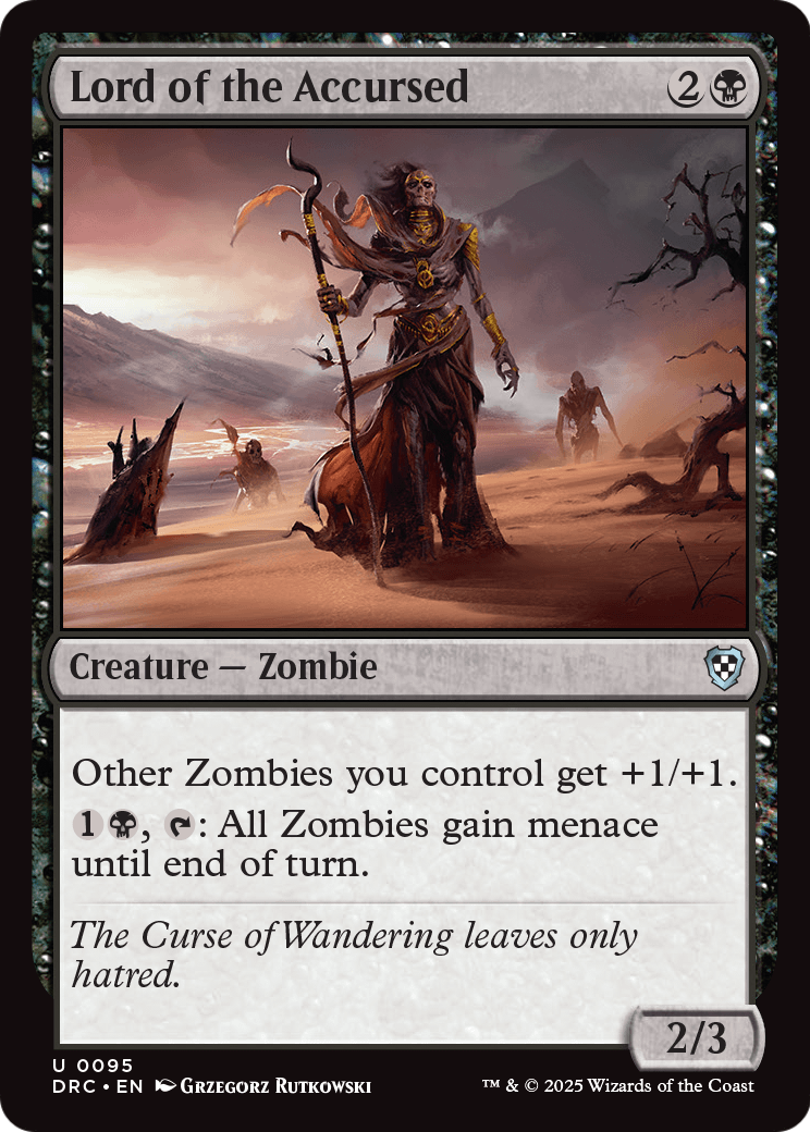 Lord of the Accursed (DRC-095) [Commander: Aetherdrift]