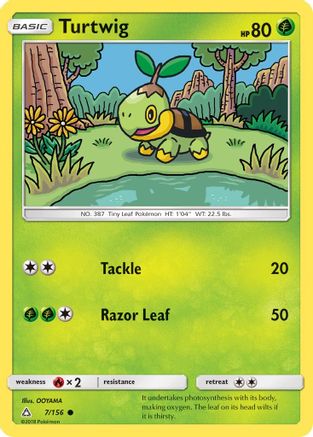 Turtwig (007/156) [SM  Ultra Prism] - Common
