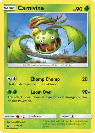 Carnivine (012/156) [SM  Ultra Prism] - Common