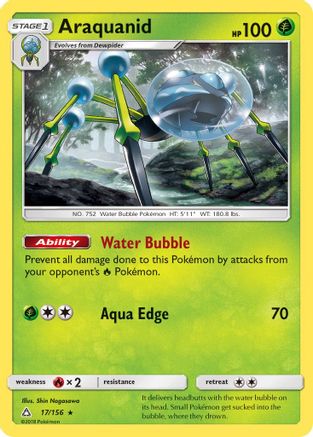 Araquanid (17/156) [SM  Ultra Prism] - Rare