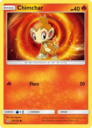 Chimchar (20/156) [SM  Ultra Prism] - Common