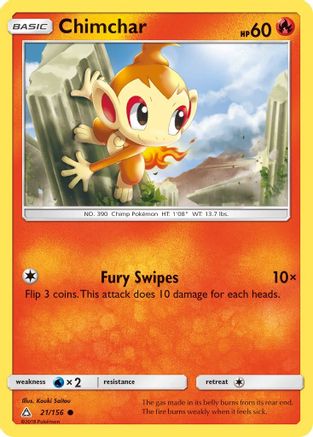 Chimchar (021/156) [SM  Ultra Prism] - Common
