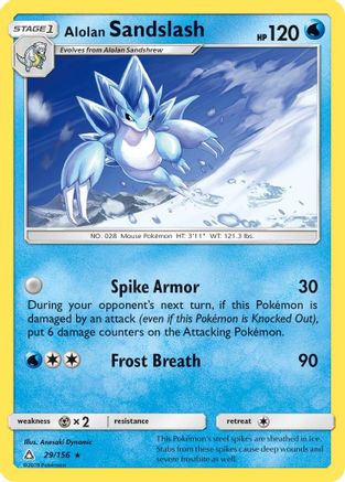 Alolan Sandslash (029/156) [SM  Ultra Prism] - Rare