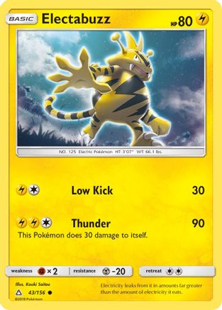 Electabuzz (043/156) [SM  Ultra Prism] - Common