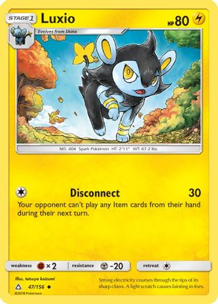 Luxio (047/156) [SM  Ultra Prism] Reverse Holofoil - Uncommon