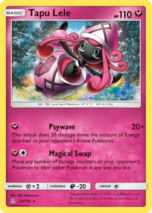 Tapu Lele (094/156) [SM  Ultra Prism] - Rare