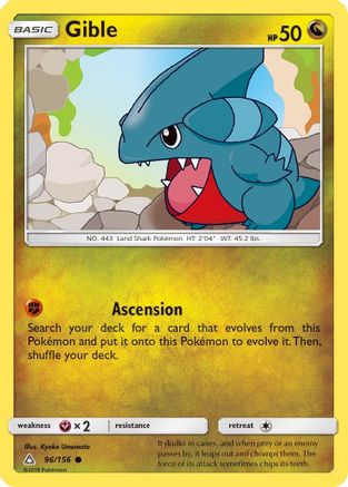Gible (096/156) [SM  Ultra Prism] - Common