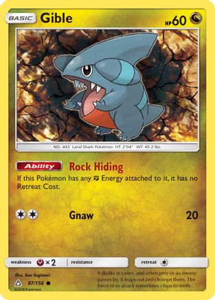Gible (097/156) [SM  Ultra Prism] - Common