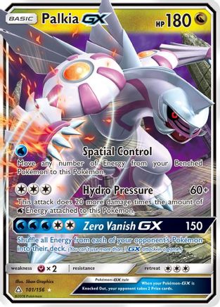 Palkia GX (101/156) [SM  Ultra Prism] Holofoil - Ultra Rare