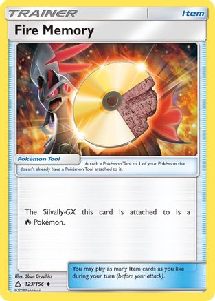 Fire Memory (123/156) [SM  Ultra Prism] Reverse Holofoil - Uncommon