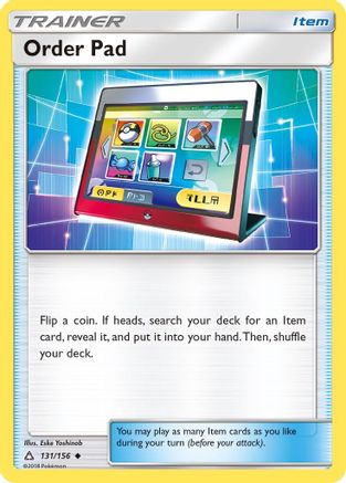Order Pad (131/156) [SM  Ultra Prism] - Uncommon
