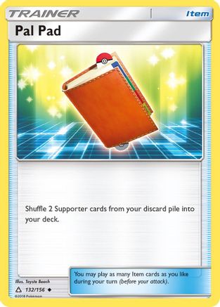 Pal Pad (132/156) [SM  Ultra Prism] Reverse Holofoil - Uncommon