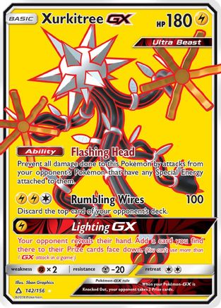 Xurkitree GX (Full Art) (142/156) [SM  Ultra Prism] Holofoil - Ultra Rare